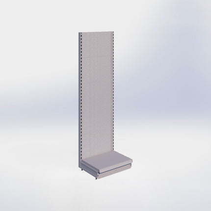 Wandstelling perforatie - H215 x B66,5 x D47 cm - 1 niveau - Grijs