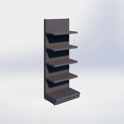 Wandstelling - H215 x B80 x D47 cm - 5 niveaus - Antraciet