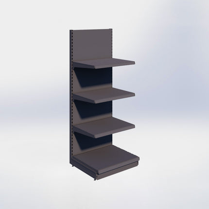 Wandstelling - H215 x B80 x D67 cm - 4 niveaus - Antraciet