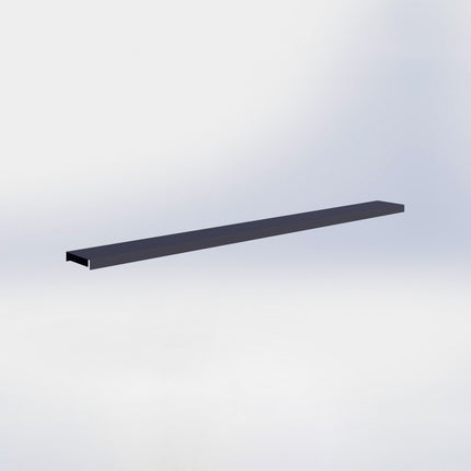 Afdekkap - L80 x D6 cm - Antraciet