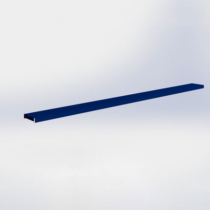 Afdekkap - L100 x D6 cm - Blauw