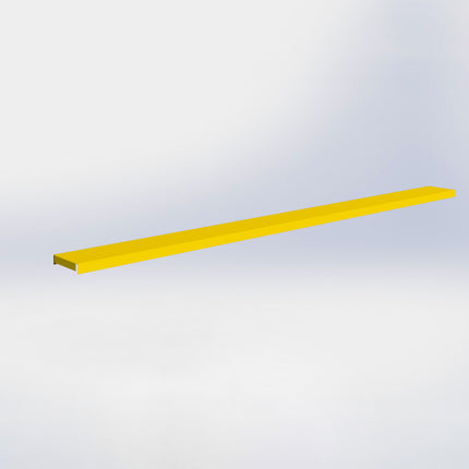 Afdekkap - L100 x D6 cm - Geel