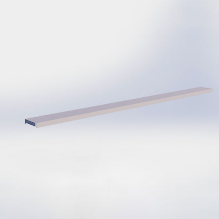 Afdekkap - L100 x D6 cm - Grijs