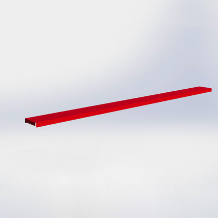 Afdekkap - L100 x D6 cm - Rood