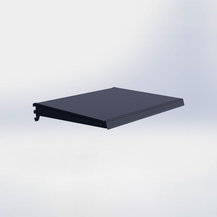 Legplank - L80 x D67 cm - met dragers en prijsetiket - Antraciet