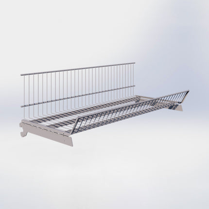 Draadplank - B100 x D47 cm - Grijs