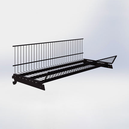 Draadplank - B100 x D47 cm - Zwart