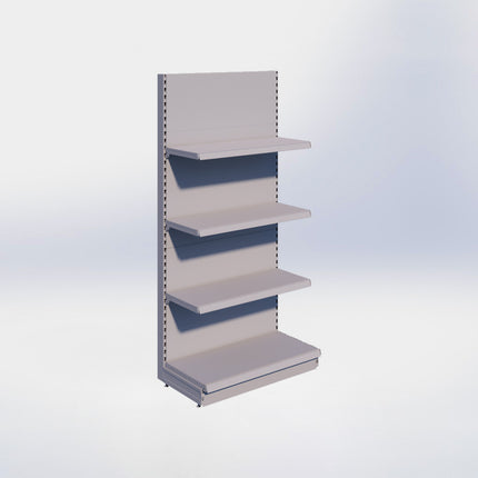 Wandregal cremeweiß H:250/57