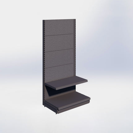 Wandregal cremeweiß H:250/57