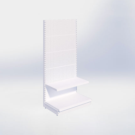 Wandregal cremeweiß H:250/57