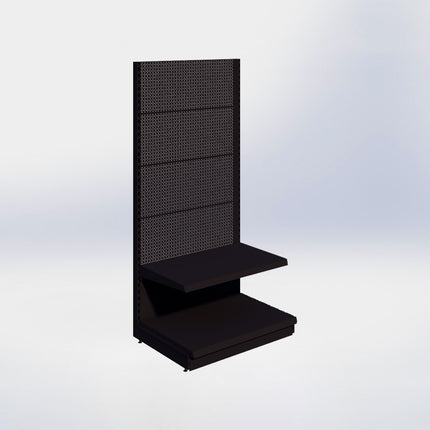 Wall shelving cream white h:215/57