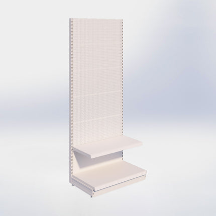 Wall shelving cream white h:215/57