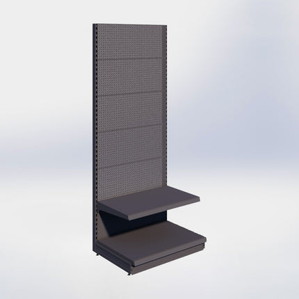 Wandregal cremeweiß H:250/57