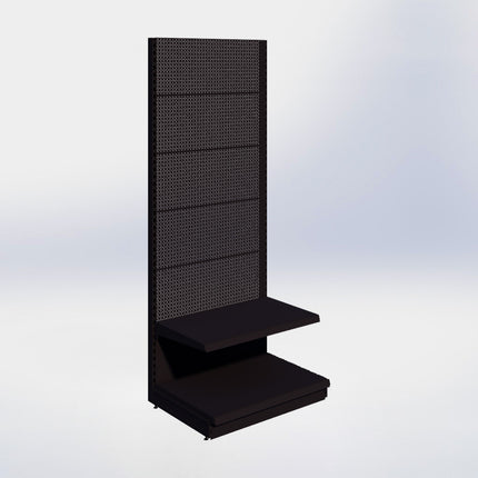 Wall shelving cream white h:215/57