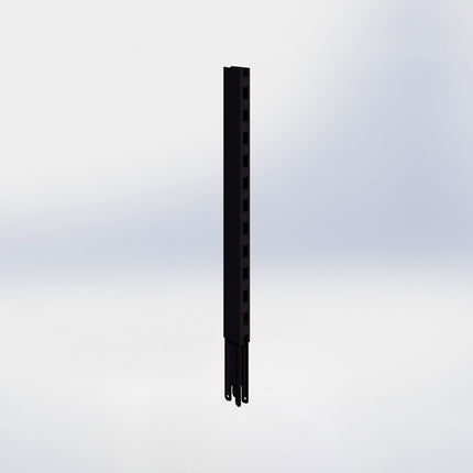 Verlengstuk - H60 x B3 x D6 cm - Zwart