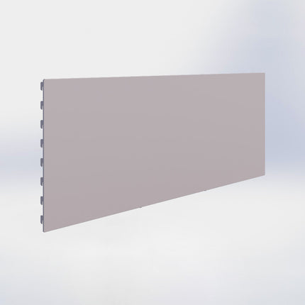 Hoekstelling achterwand glad - H40 x B100 cm - Grijs
