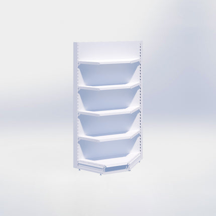 Corner rack White h:215/57