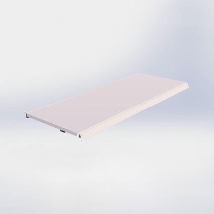 Legplank - L100 x D37 cm - Crème wit