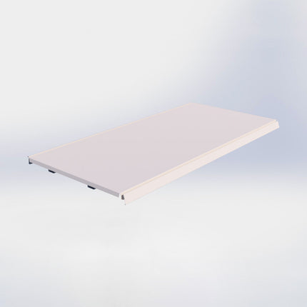 Legplank - L100 x D47 cm - Crème wit