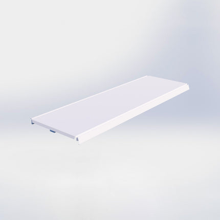 Legplank - L100 x D30 cm - Wit