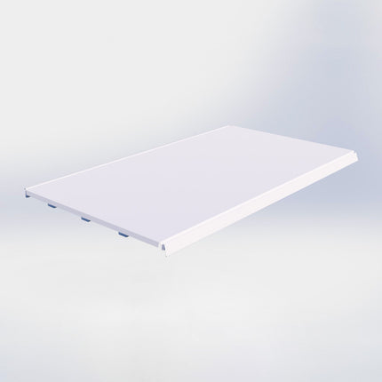 Legplank - L100 x D57 cm - Wit