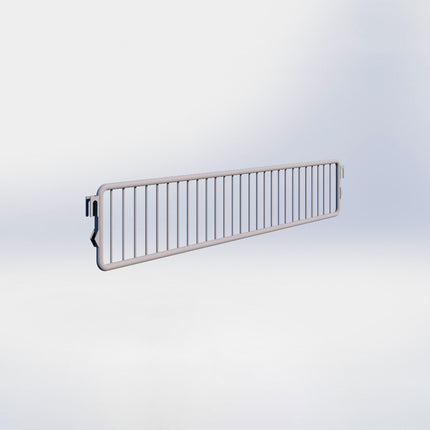 Metalen vakverdelers - H9,5 x D57 cm - Grijs