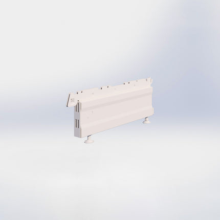 Winkelstelling voet - H16 x D37 cm - Crème wit