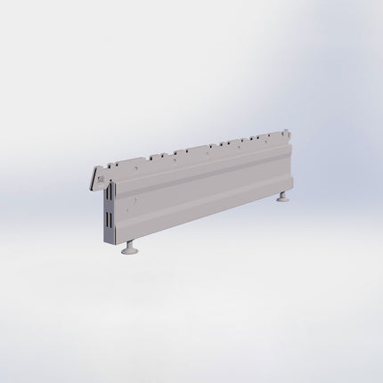 Winkelstelling voet - H16 x D57 cm - Grijs