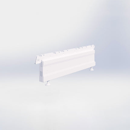 Winkelstelling voet - H16 x D47 cm - Wit