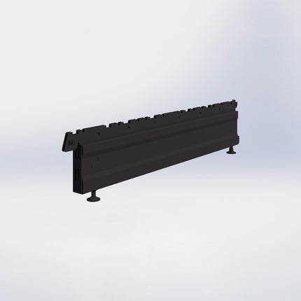 Winkelstelling voet - H16 x D67 cm - Zwart