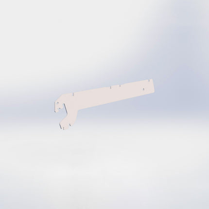 Plankdrager - D30 cm - Crème wit