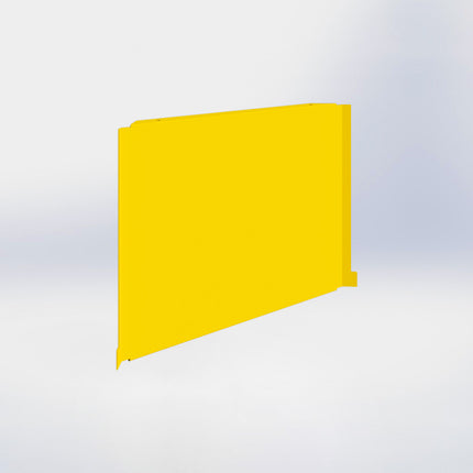 Plint Geel voor hoekplank van 57 cm