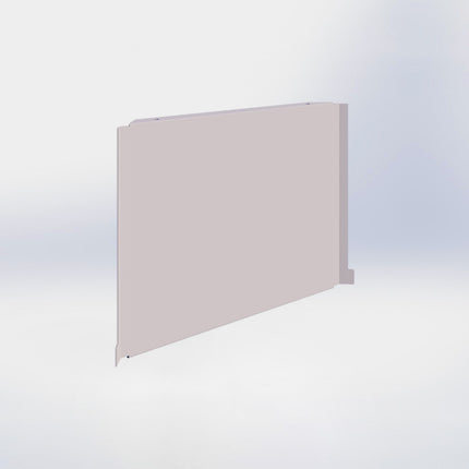 Plint Grijs voor hoekplank van 57 cm