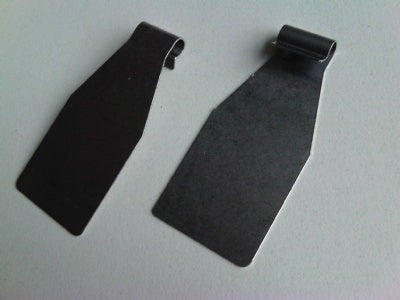 20994225 - Scanvaantje metaal zwart (50 stuks) 25x25mm