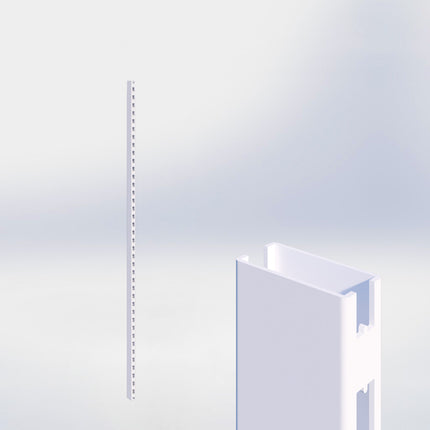 Staander - H210 x B3 x D6 cm - Wit