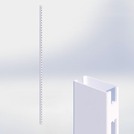 Staander - H250 x B3 x D6 cm - Wit