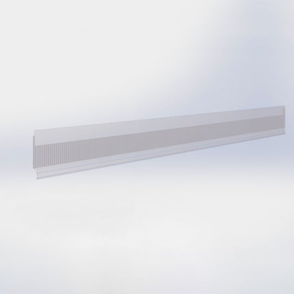 Voorkanthouder - H7,5 x B100 cm - Transparant