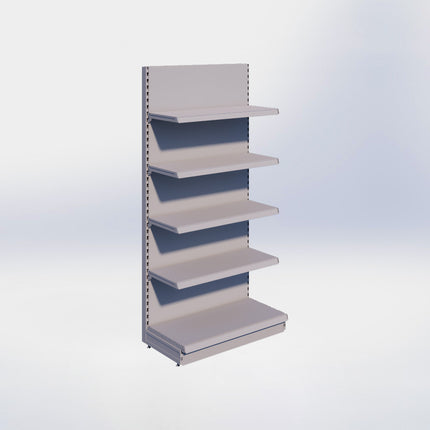 Wandstelling - H215 x B100 x D47 cm - 5 niveaus - Grijs