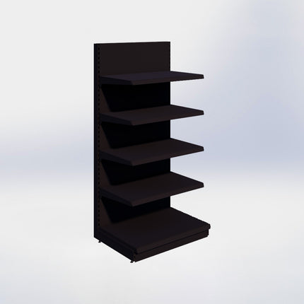 Wall rack Black h:215/57