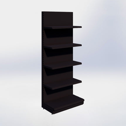 Wall rack Black h:215/47