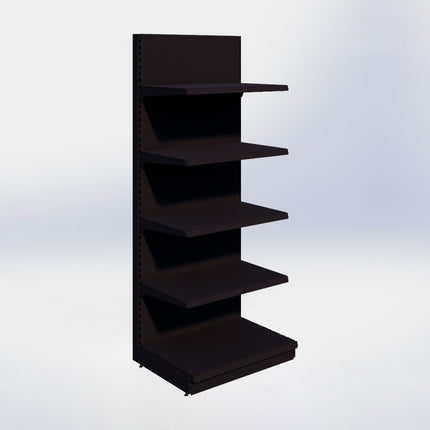 Wall rack Black h:215/57