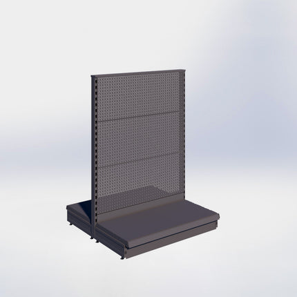Center rack Perforation Anthracite h:140/47