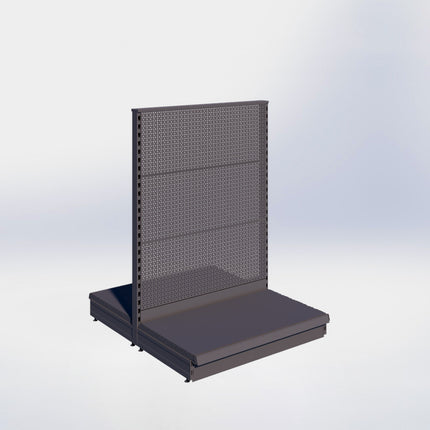 Center rack Perforation Anthracite h:140/57
