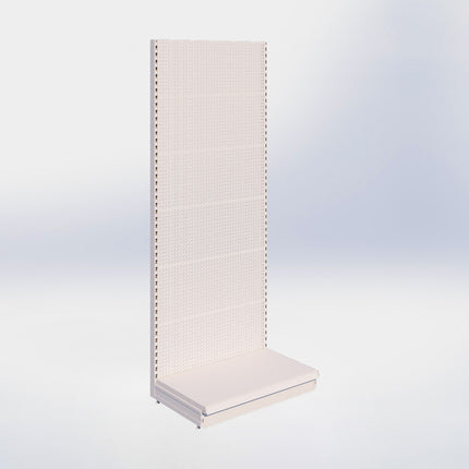 Wall Shelving Perforation Cream White h:215/57