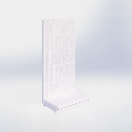 Wandregal Perforation Weiß h:210/57