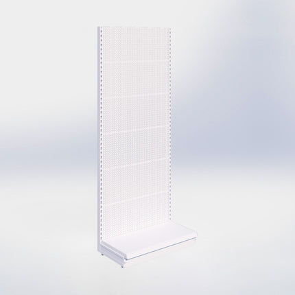 Wandregal Perforation Weiß h:250/47