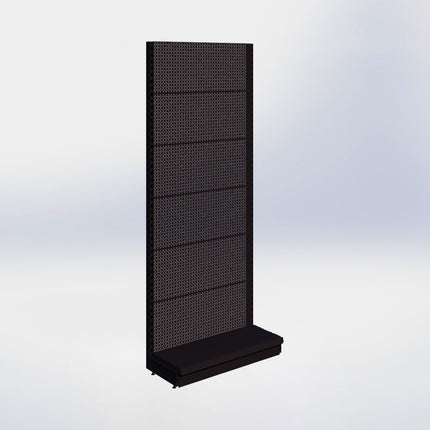 Wall rack Perforation Black h:215/47