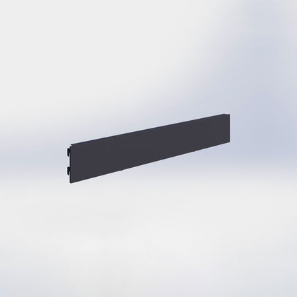 Winkelstelling achterwand glad - H10 x B66,5 cm - Antraciet
