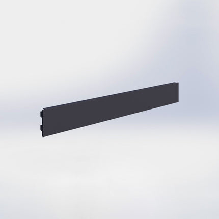 Winkelstelling achterwand glad - H10 x B80 cm - Antraciet