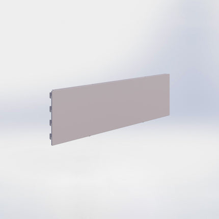 Winkelstelling achterwand glad - H20 x B66,5 cm - Grijs